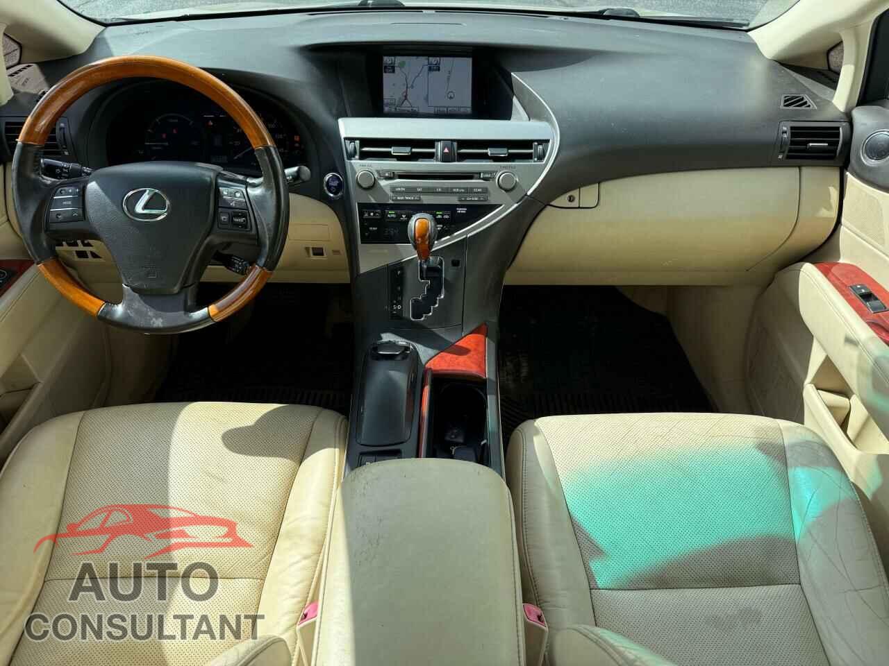 LEXUS RX450 2012 - JTJBC1BA5C2427885