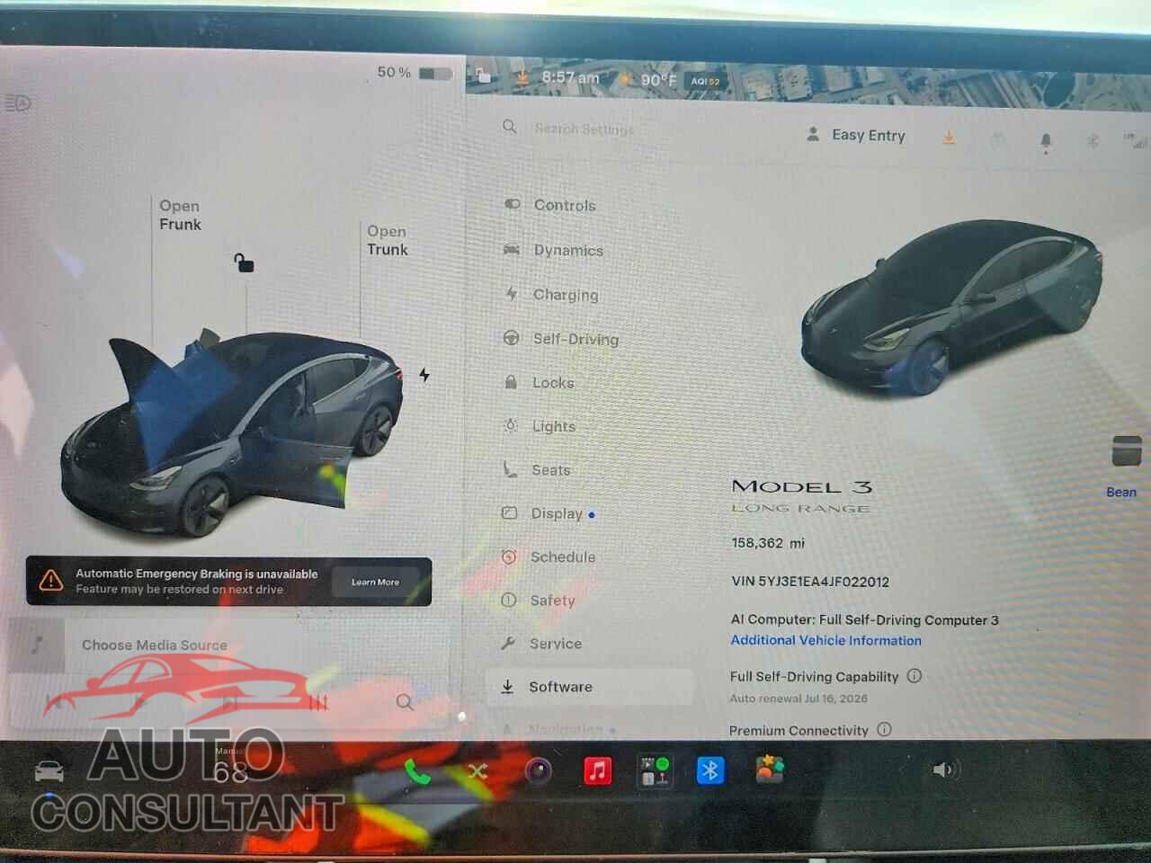 TESLA MODEL 3 2018 - 5YJ3E1EA4JF022012