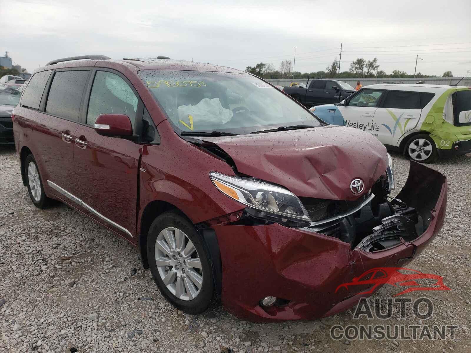 TOYOTA SIENNA 2017 - 5TDDZ3DC4HS152014