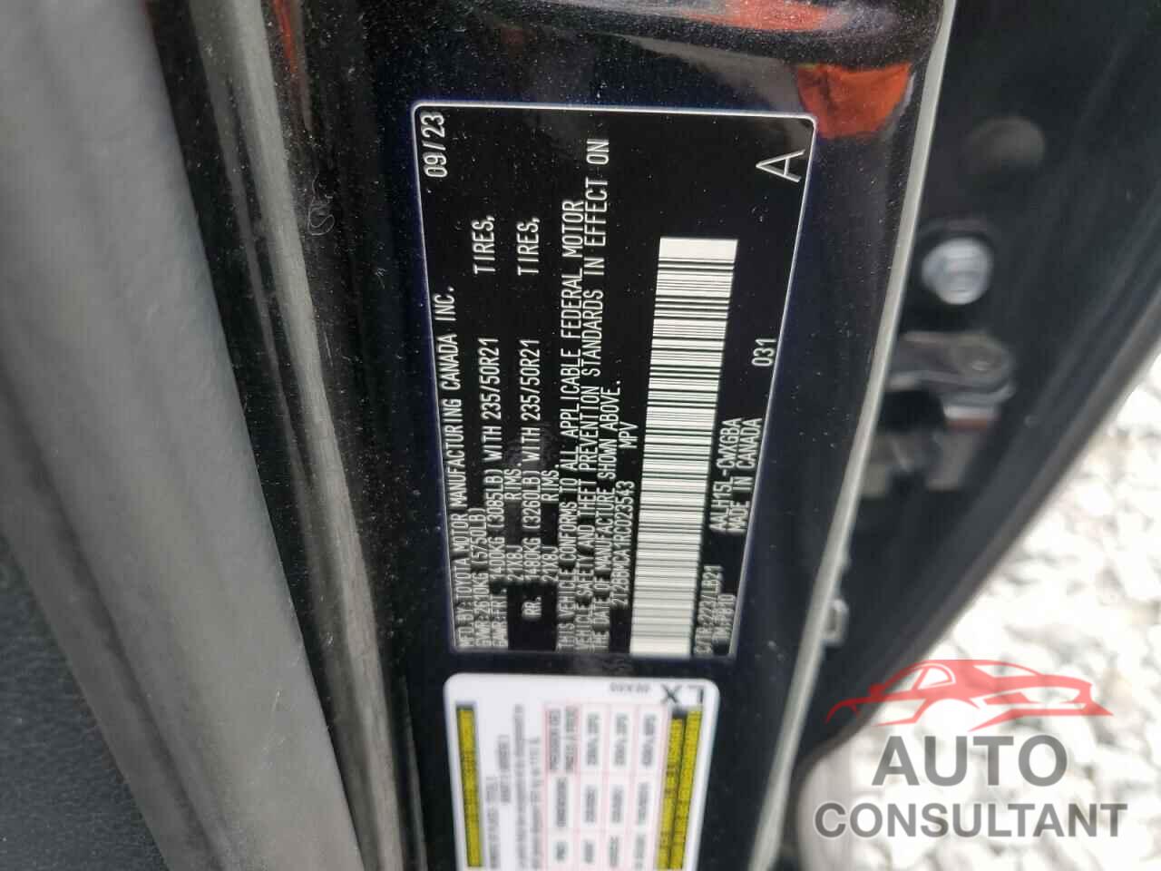 LEXUS RX 350H BA 2024 - 2T2BBMCA1RC023543