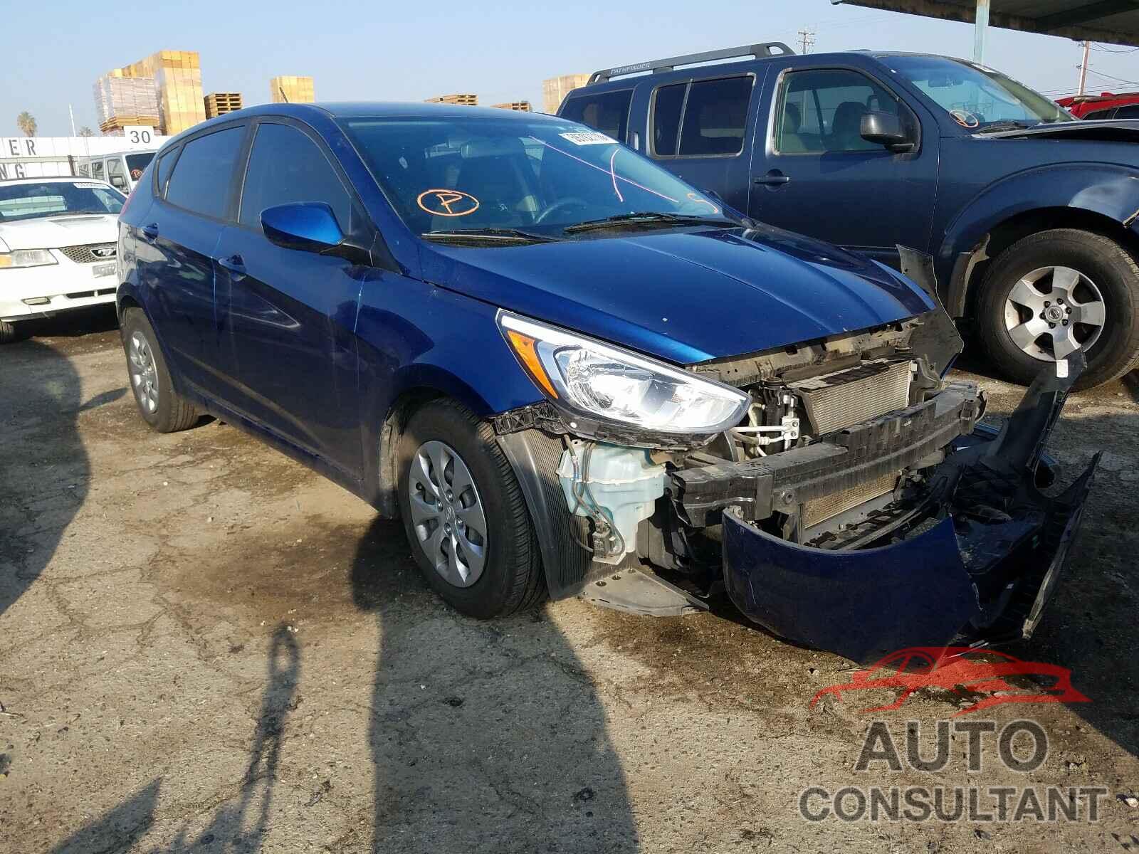 HYUNDAI ACCENT 2016 - KMHCT5AE6GU277844