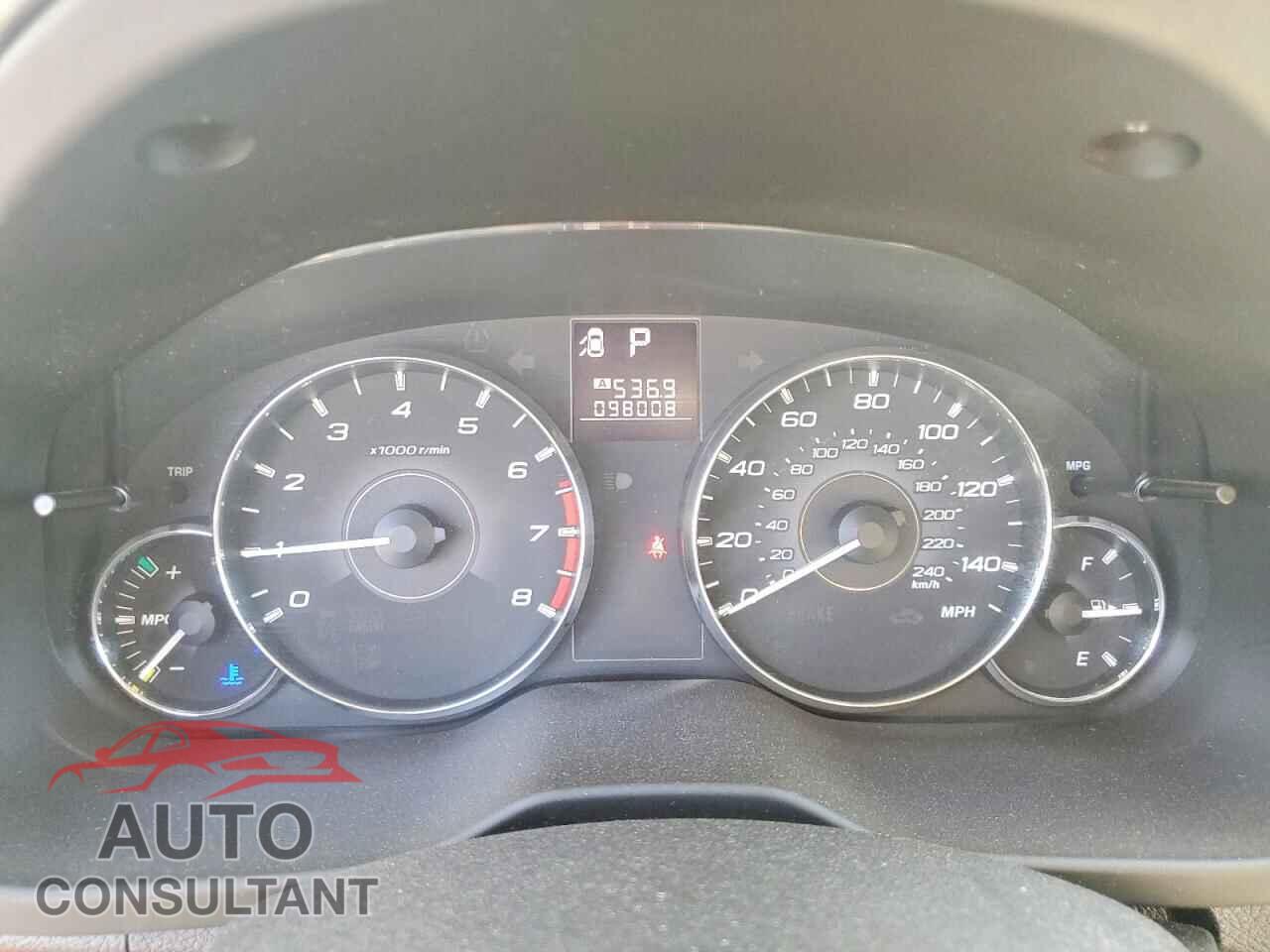 SUBARU OUTBACK 2012 - 4S4BRBKC0C3234056