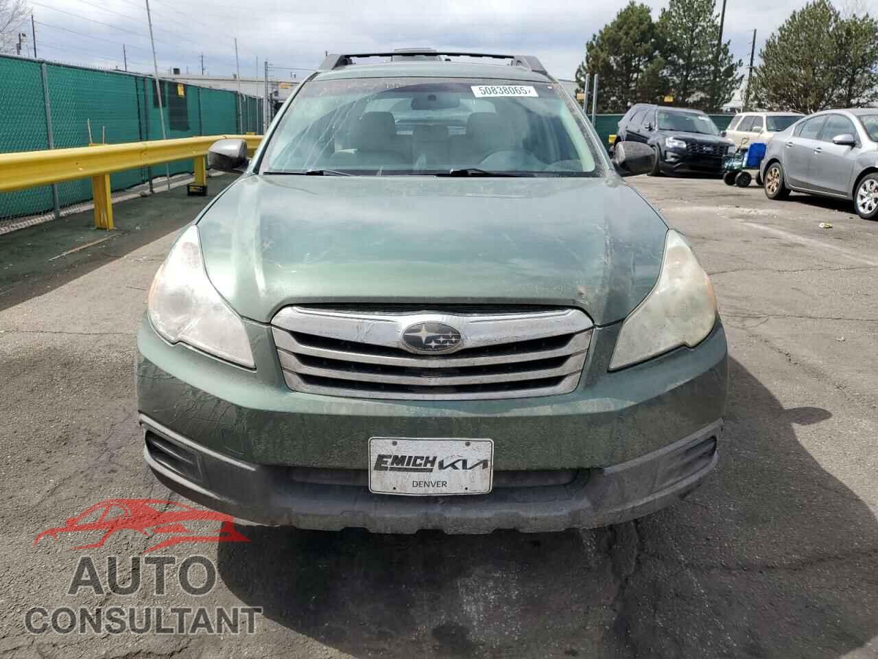 SUBARU OUTBACK 2010 - 4S4BRBAC2A1366729