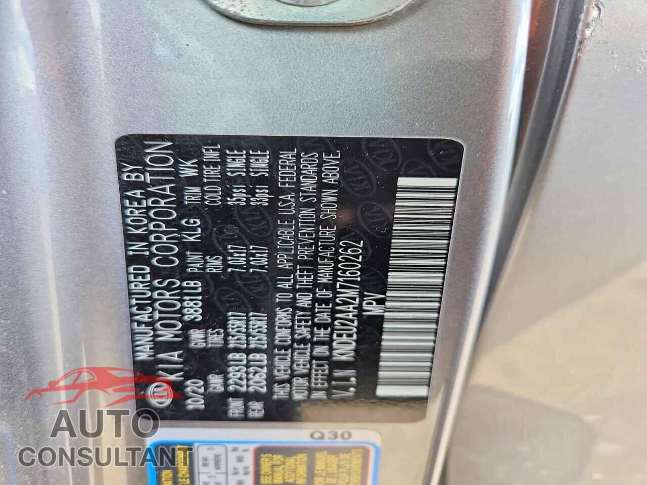 KIA SELTOS 2021 - KNDEU2AA2M7160262