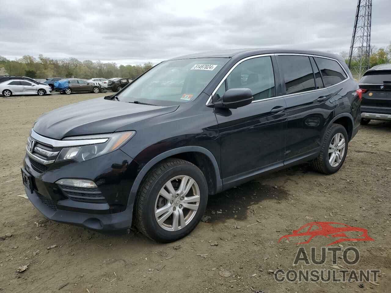 HONDA PILOT 2016 - 5FNYF6H14GB023388