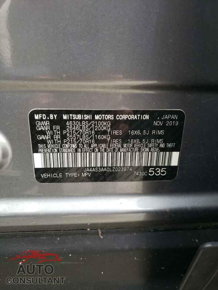 MITSUBISHI ECLIPSE 2020 - JA4AS3AA0LZ023974