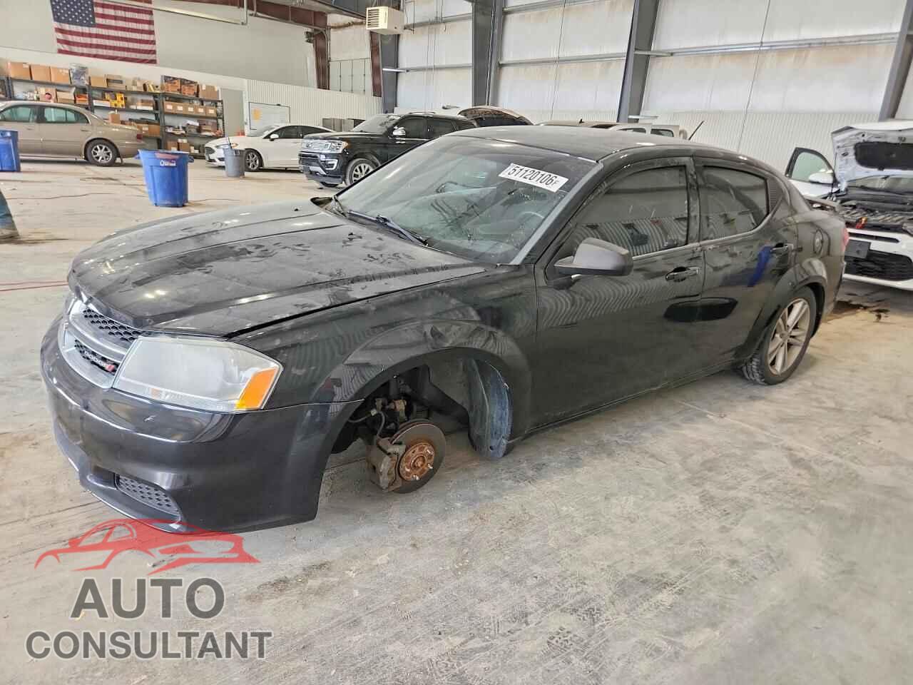 DODGE AVENGER 2013 - 1C3CDZAG2DN588367