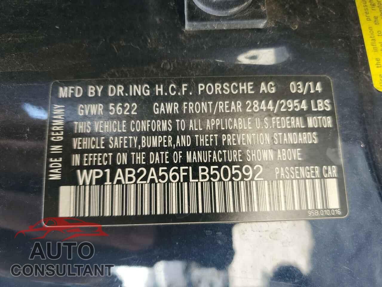 PORSCHE MACAN 2015 - WP1AB2A56FLB50592
