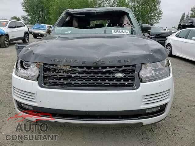 LAND ROVER RANGEROVER 2017 - SALGS2FE3HA345609