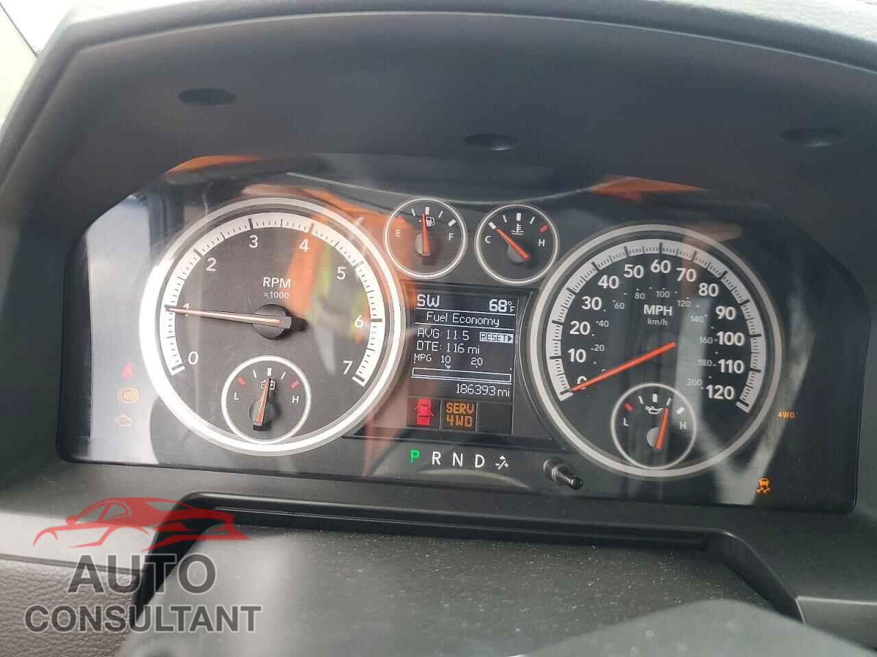 DODGE RAM 1500 2012 - 1C6RD7NTXCS280081