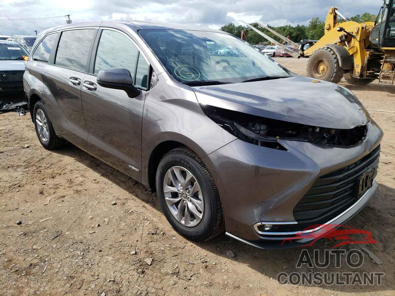 TOYOTA SIENNA 2021 - 5TDYSKFC1MS009237