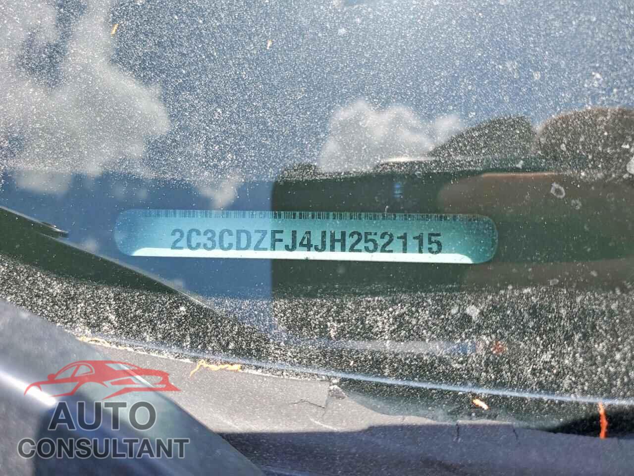 DODGE CHALLENGER 2018 - 2C3CDZFJ4JH252115