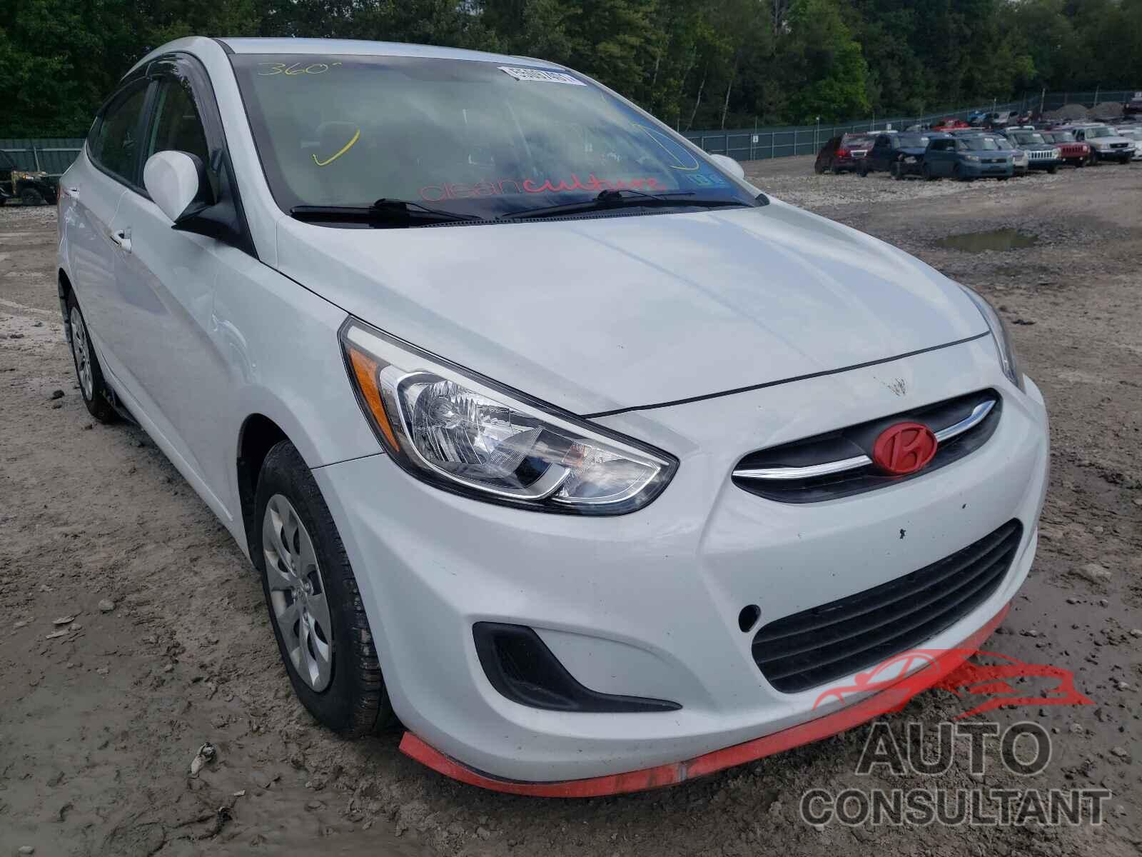 HYUNDAI ACCENT 2017 - KMHCT4AEXHU366649