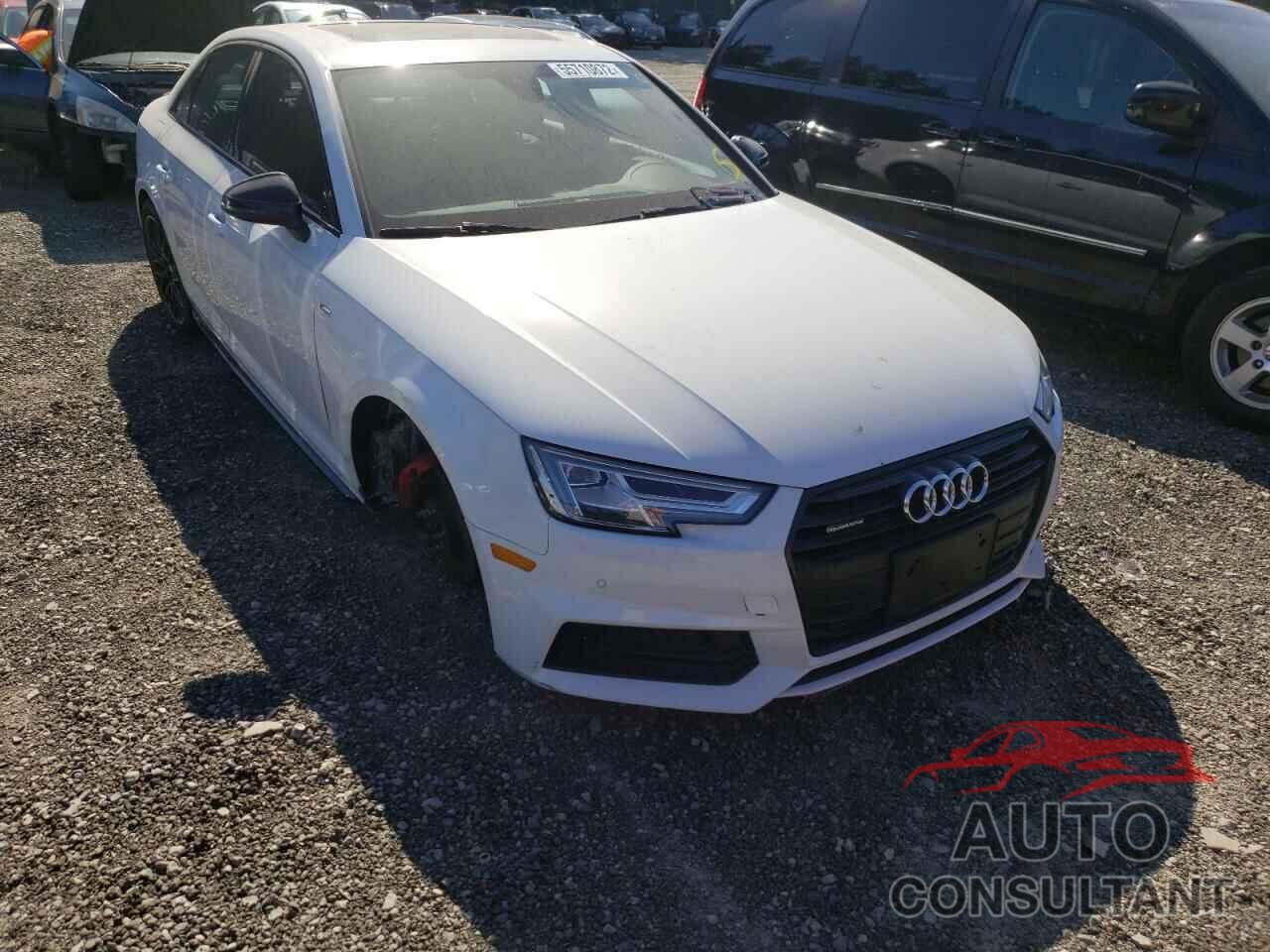 AUDI A4 2018 - WAUENAF43JA103591