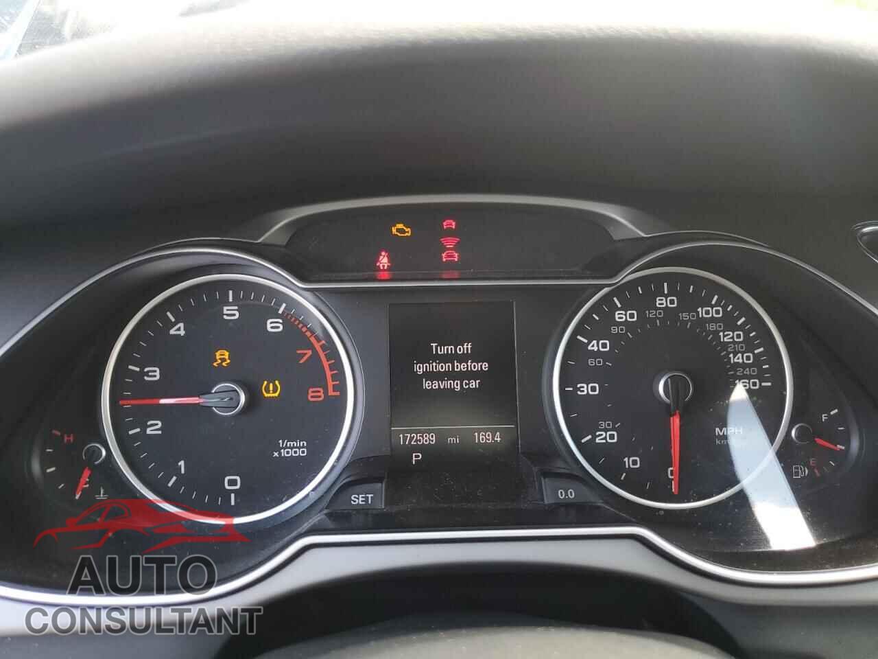 AUDI A4 2013 - WA1VFAFL5DA165807