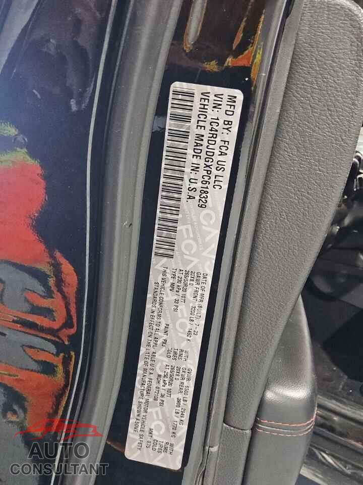 DODGE DURANGO 2023 - 1C4RDJDGXPC618329