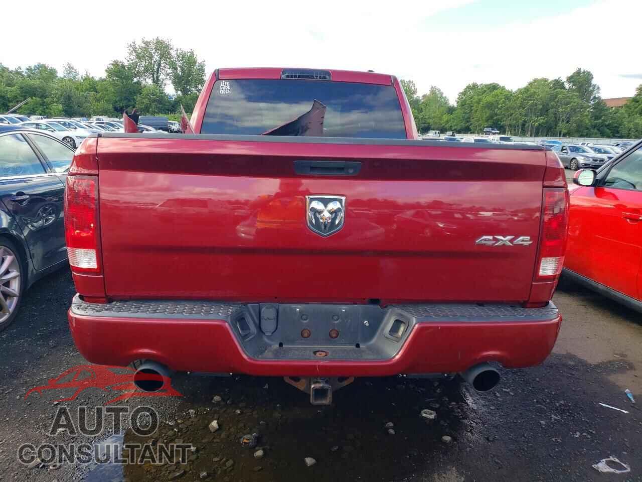 DODGE RAM 1500 2012 - 1C6RD7FTXCS170601