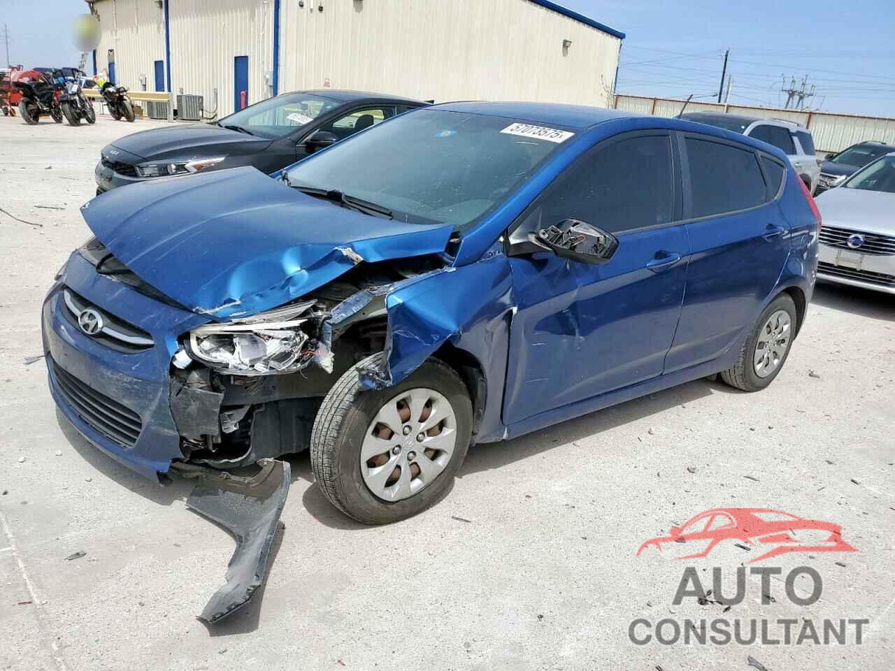 HYUNDAI ACCENT 2016 - KMHCT5AE8GU279952