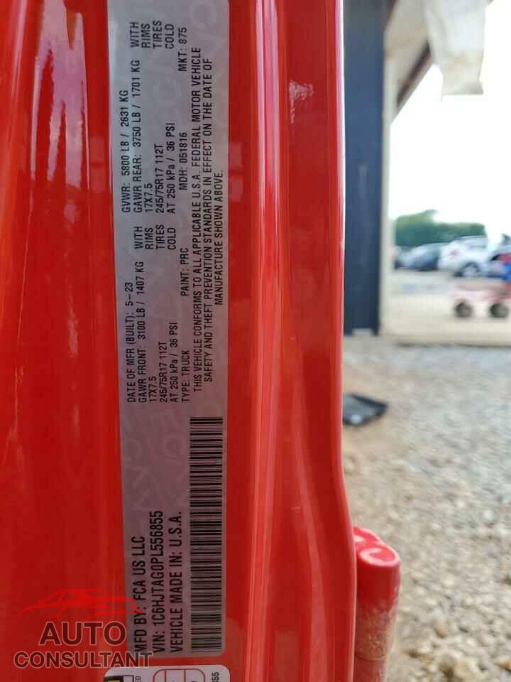 JEEP GLADIATOR 2023 - 1C6HJTAG0PL556855