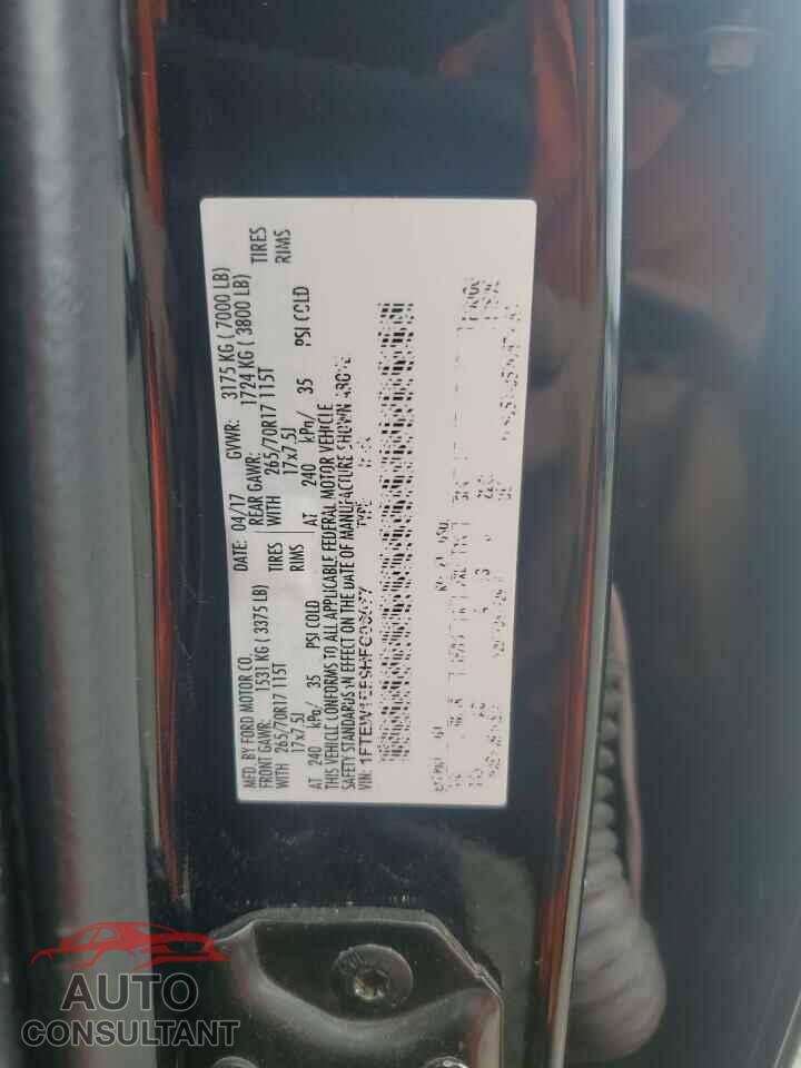 FORD F-150 2017 - 1FTEW1EF9HFC06577