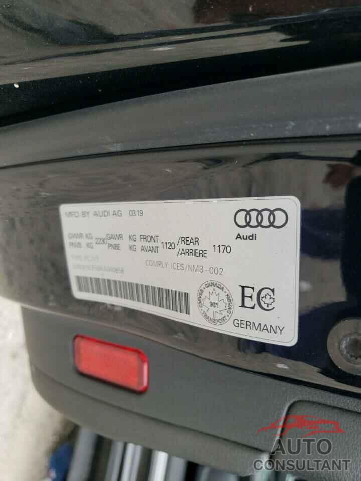 AUDI A5 2019 - WAUFNCF55KA040858