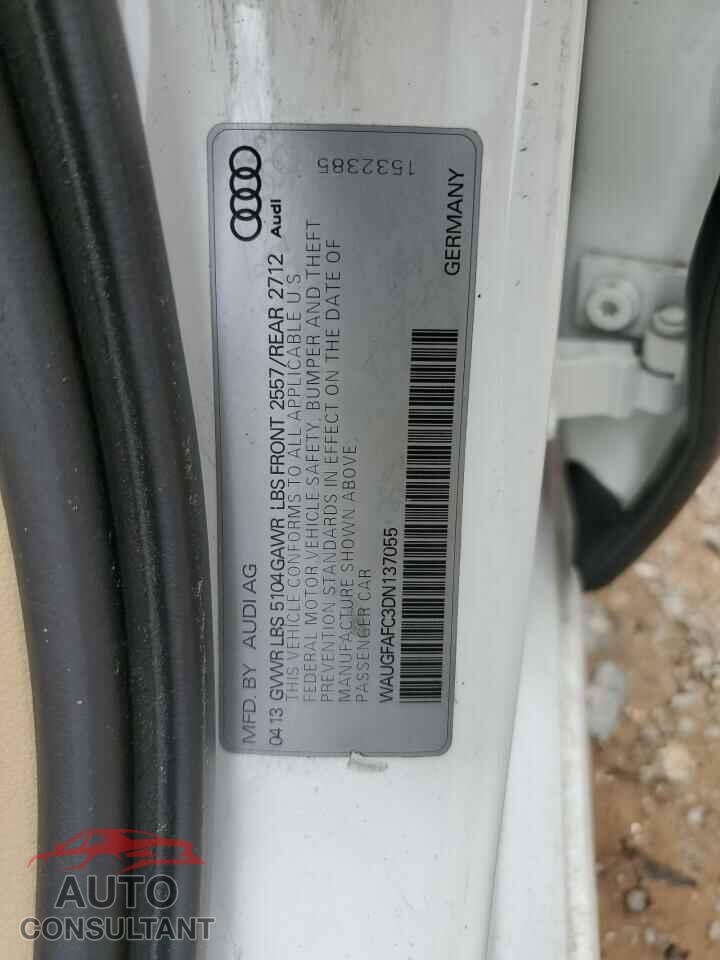 AUDI A6 2013 - WAUGFAFC3DN137055