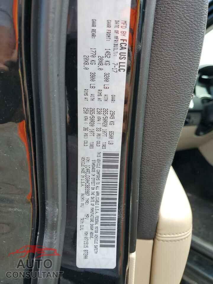 DODGE DURANGO 2017 - 1C4RDJDG0HC883987