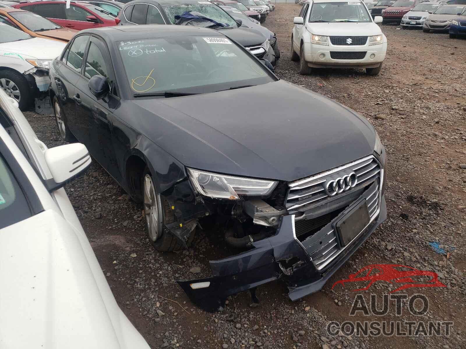 AUDI A4 2017 - WAUANAF4XHN015185