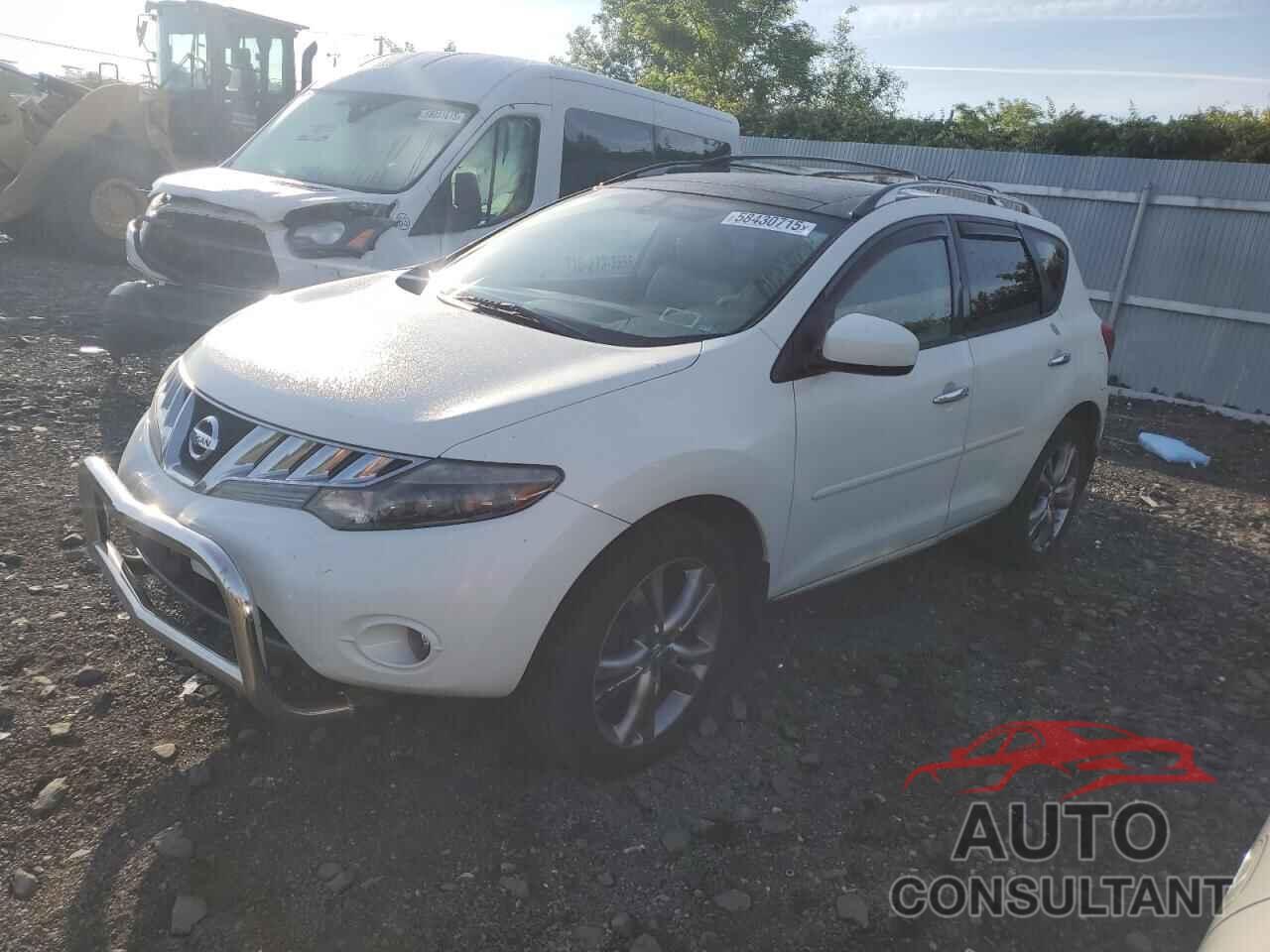 NISSAN MURANO 2009 - JN8AZ18W79W110244