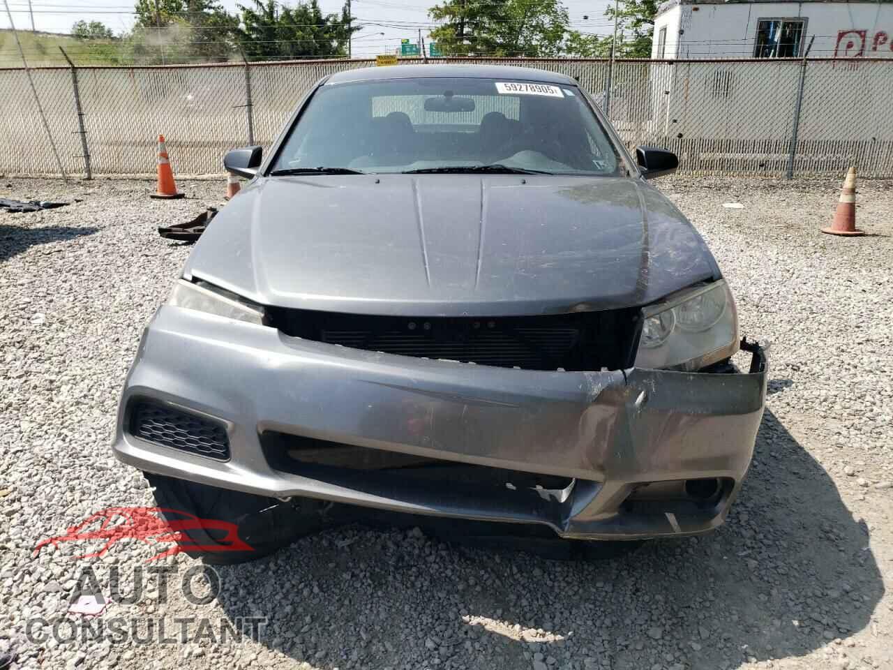 DODGE AVENGER 2013 - 1C3CDZAB0DN594012