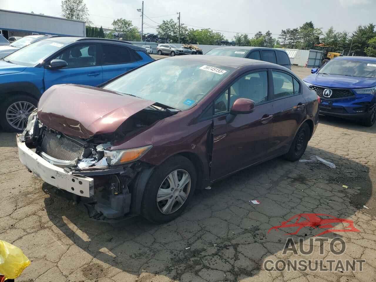 HONDA CIVIC 2012 - 19XFB2F51CE315663