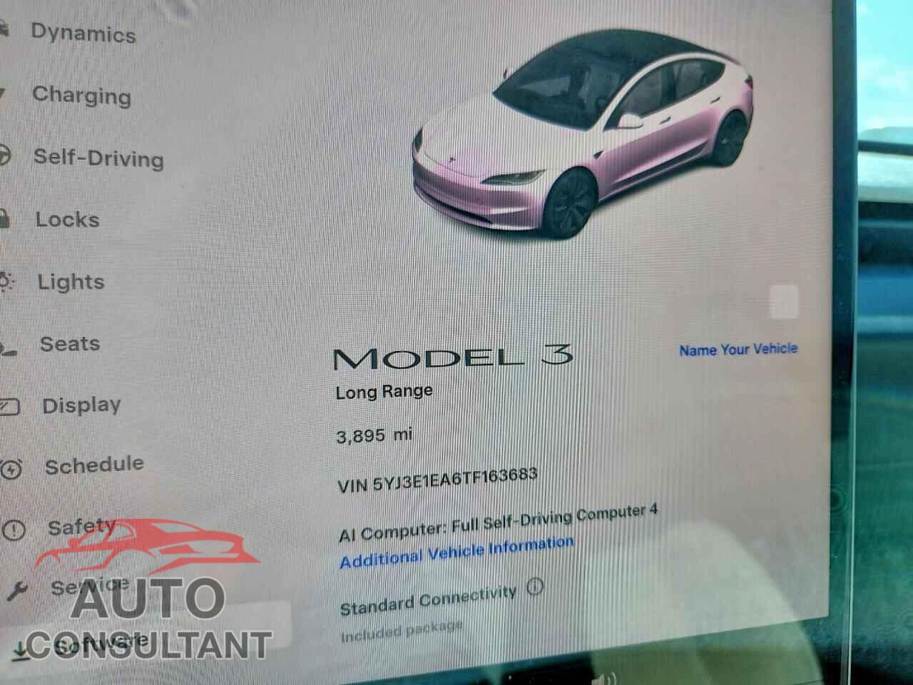 TESLA MODEL 3 2026 - 5YJ3E1EA6TF163683