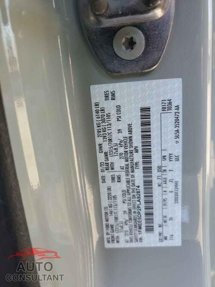 FORD BRONCO 2023 - 1FMEE5DP2PLA92874