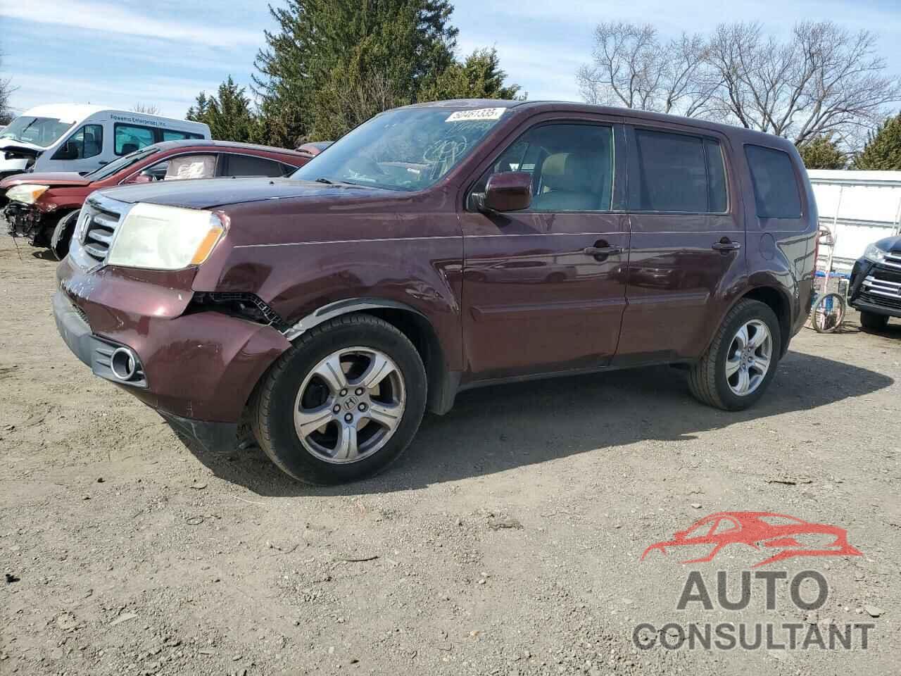 HONDA PILOT 2013 - 5FNYF4H7XDB019737