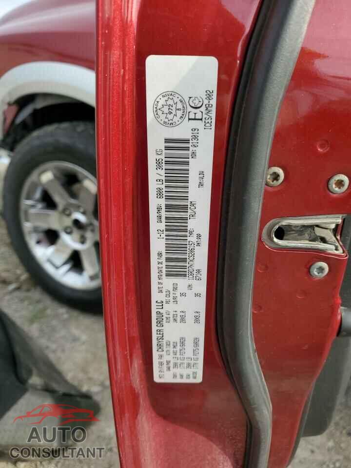 DODGE RAM 1500 2012 - 1C6RD7NTXCS206157