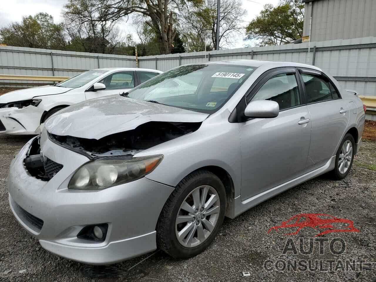 TOYOTA COROLLA 2009 - 2T1BU40E29C009348