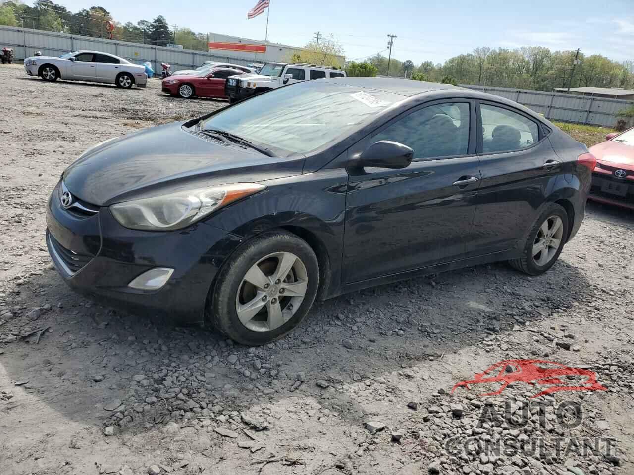 HYUNDAI ELANTRA 2012 - 5NPDH4AE2CH077696