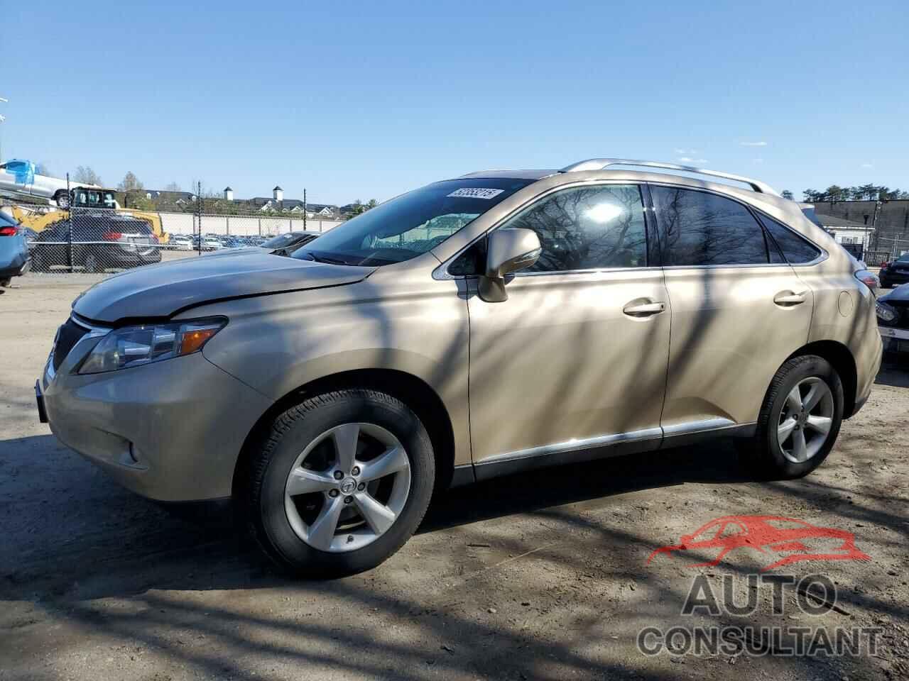 LEXUS RX350 2010 - 2T2BK1BA0AC026325