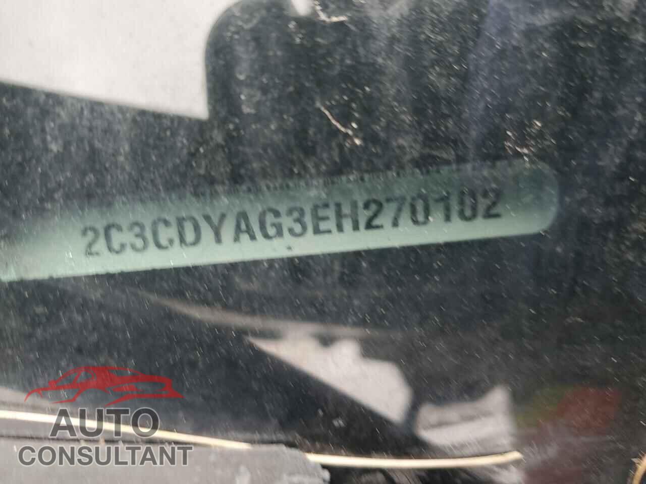 DODGE CHALLENGER 2014 - 2C3CDYAG3EH270102