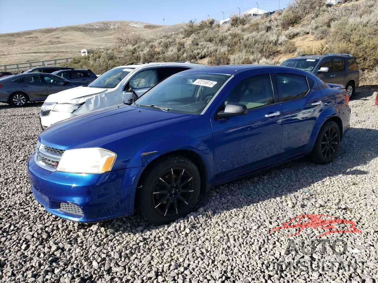DODGE AVENGER 2012 - 1C3CDZAG2CN287385
