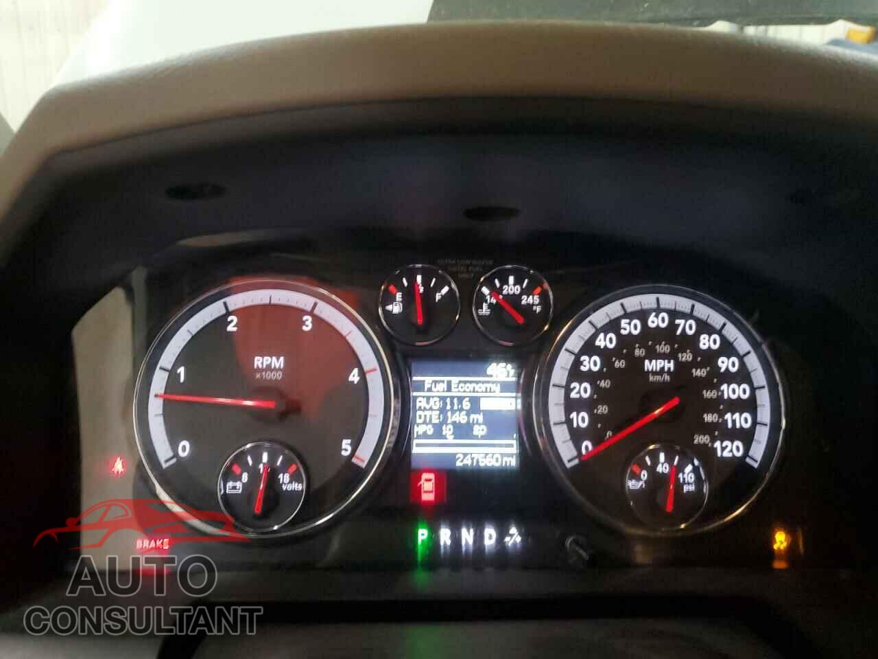 DODGE RAM 2500 2012 - 3C6UD5CL3CG198699