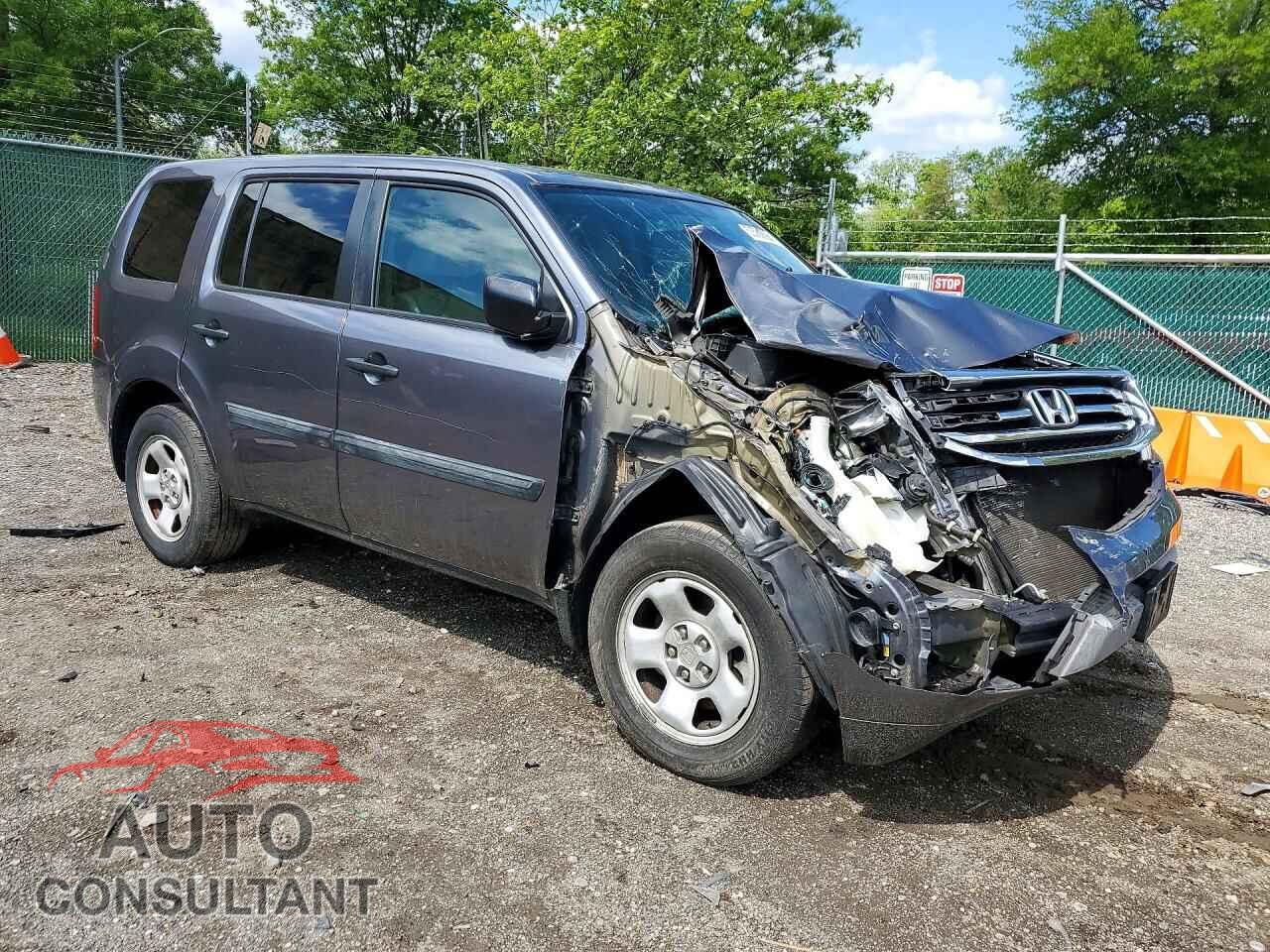 HONDA PILOT 2014 - 5FNYF3H2XEB012884