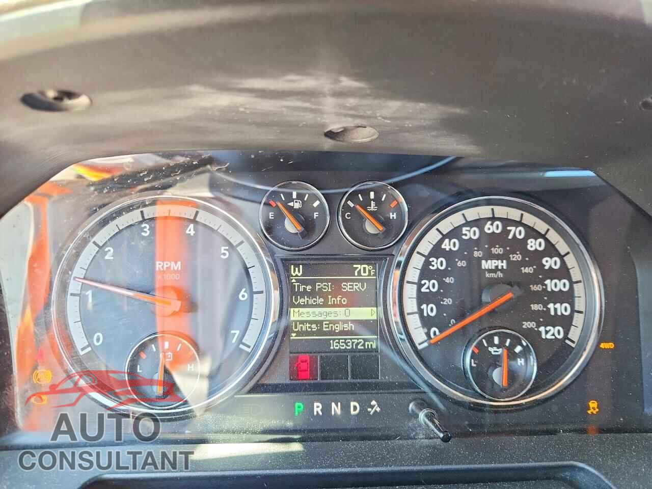 DODGE RAM 1500 2012 - 1C6RD7LT4CS148470