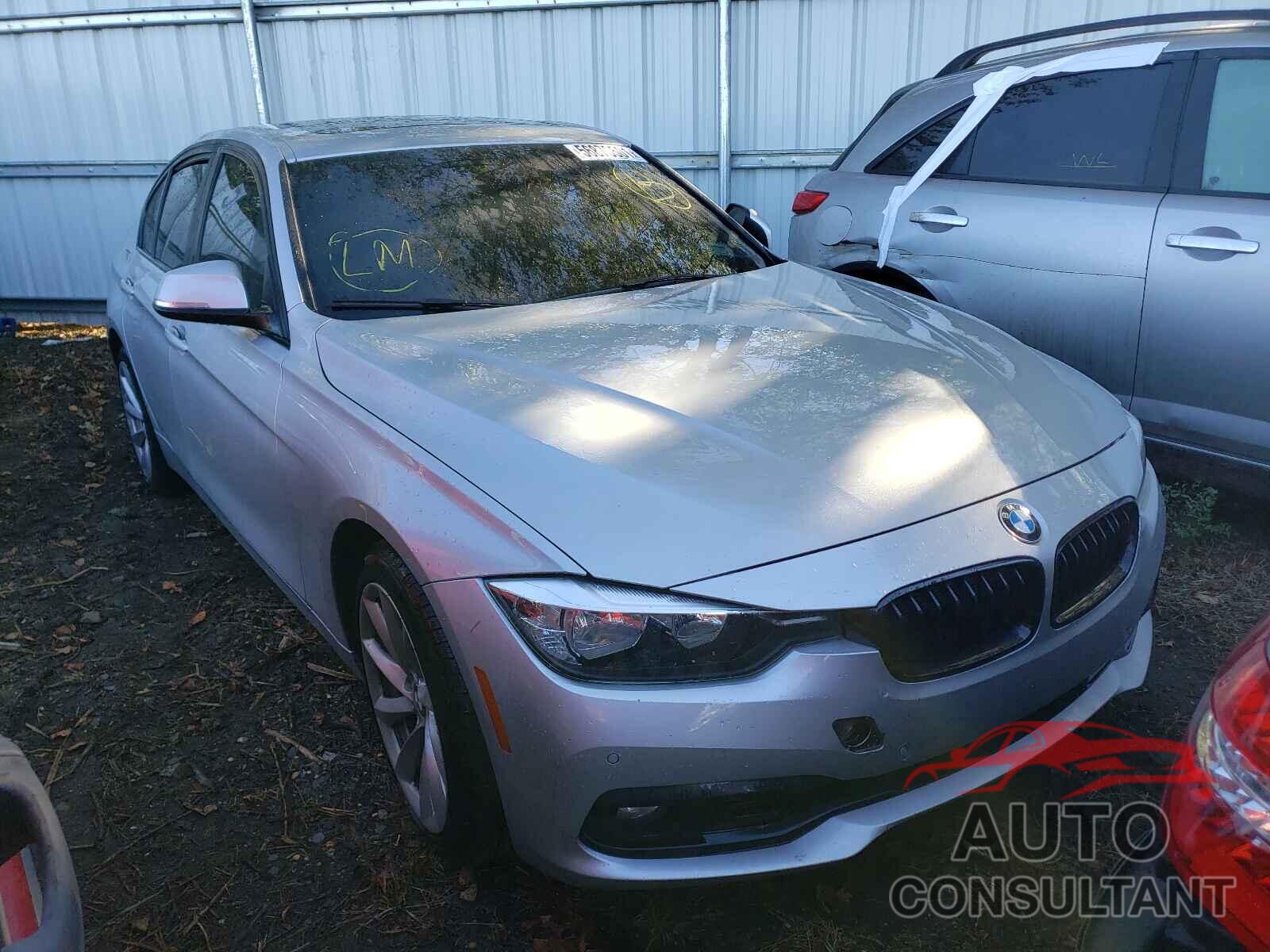 BMW 3 SERIES 2017 - WBA8E5G53HNU22567
