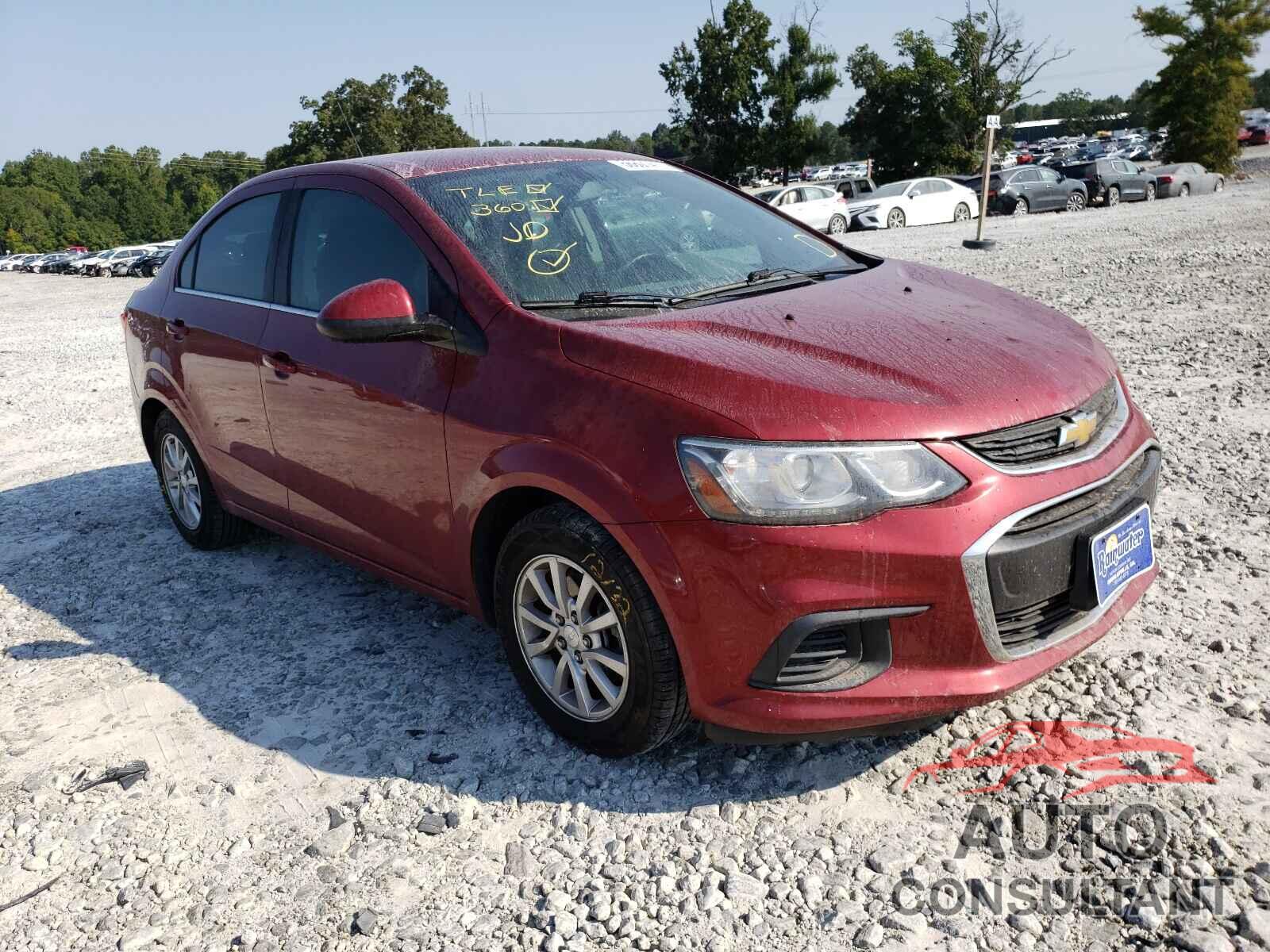 CHEVROLET SONIC 2017 - 1G1JD5SH0H4111945