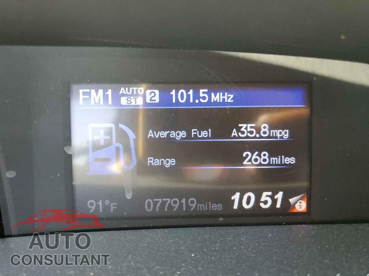 HONDA CIVIC 2012 - JHMFB4F22CS009133