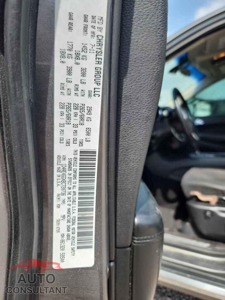 DODGE DURANGO 2011 - 1D4RE4GGXBC720736