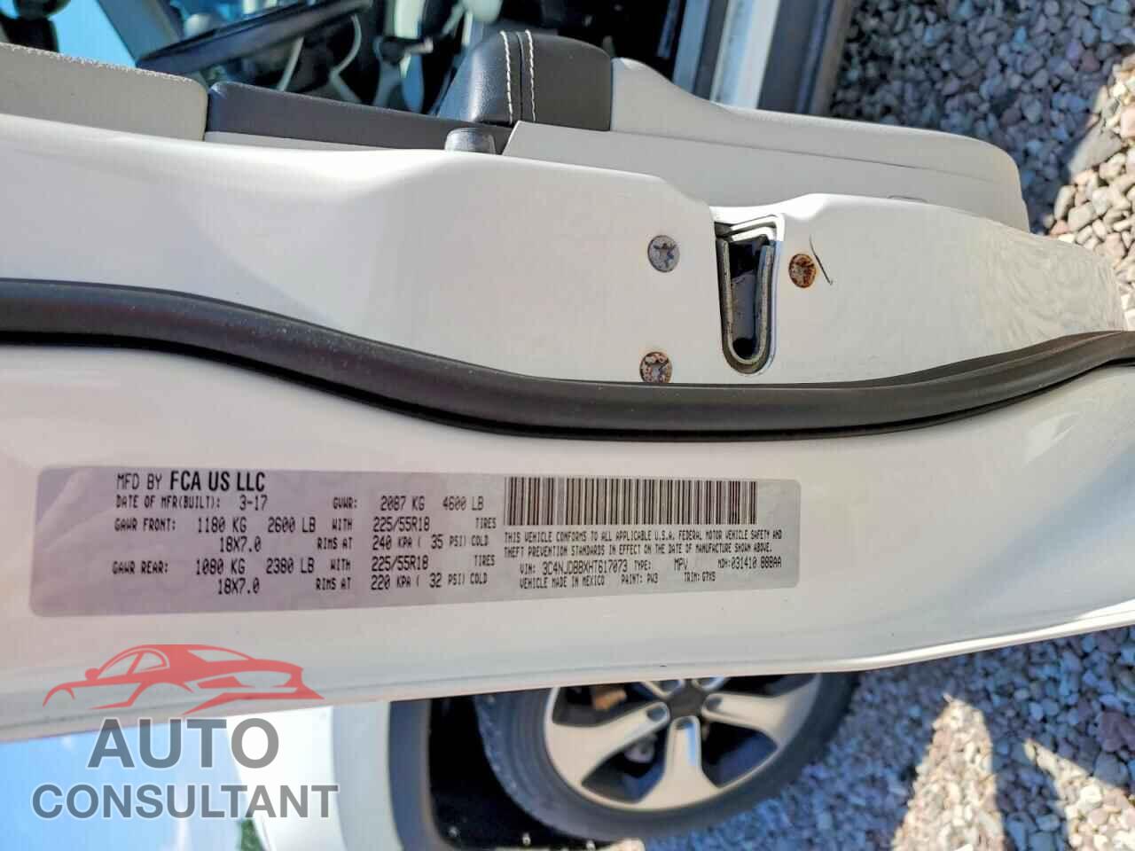JEEP COMPASS 2017 - 3C4NJDBBXHT617073