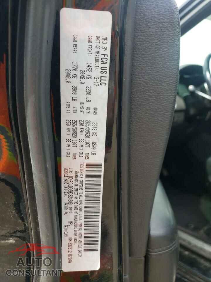 DODGE DURANGO 2017 - 1C4RDJDG0HC824003