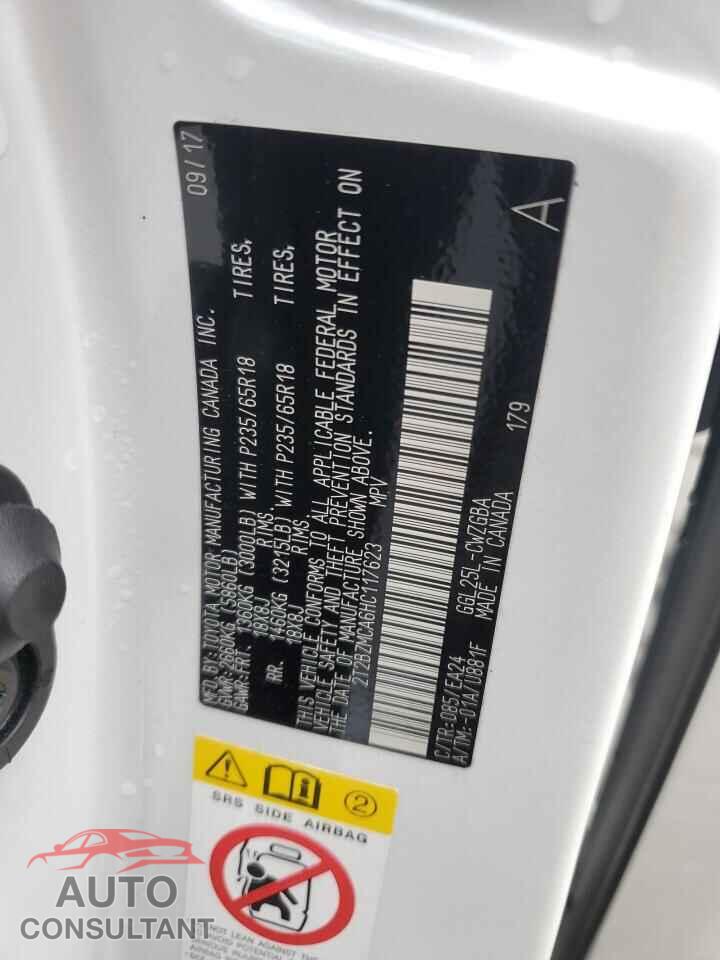 LEXUS RX350 2017 - 2T2BZMCA6HC117623